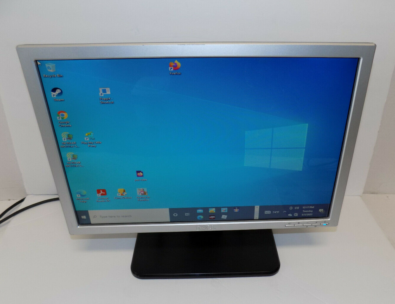 Dell s199WFPV 19 Inch Computer Monitor with VGA & Power Cord