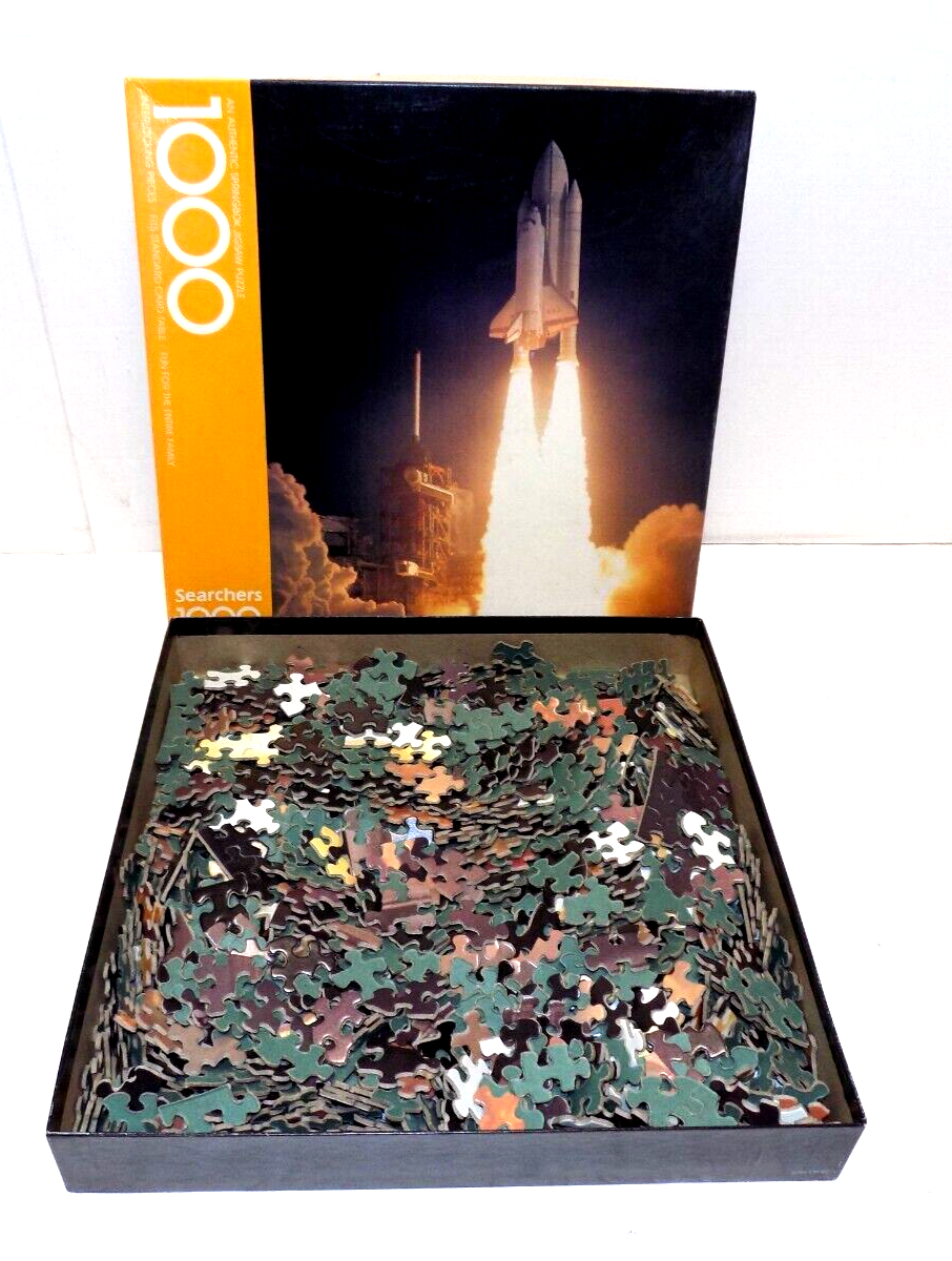 1999 Springbok Jigsaw Puzzle 1000 Pc Searchers Space Shuttle