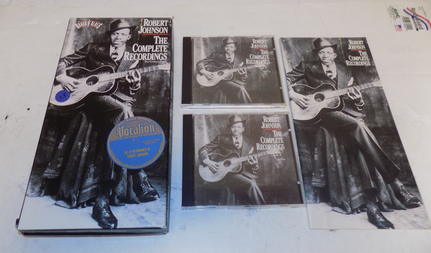 Blues Guitar Robert Johnson The Complete Recordings 2 CD Box Set w/ Booklet 1990