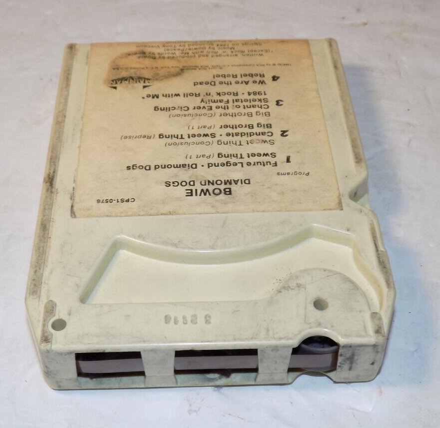 David Bowie Diamond Dogs 8 Track Tape RCA CPS100576