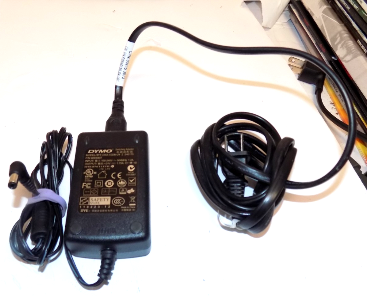 DYMO DSA-42DM-24 Switching Power Adapter Input 100-240V Output 24V