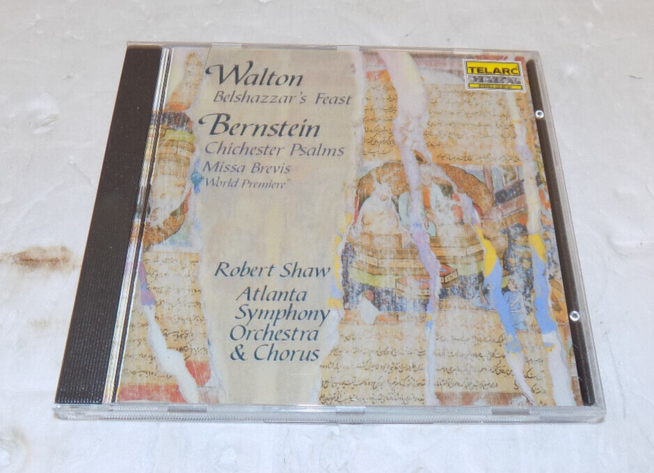 Walton Belshazzars Feast Bernstein Chichester Psalms Missa Brevis Robert Shaw CD