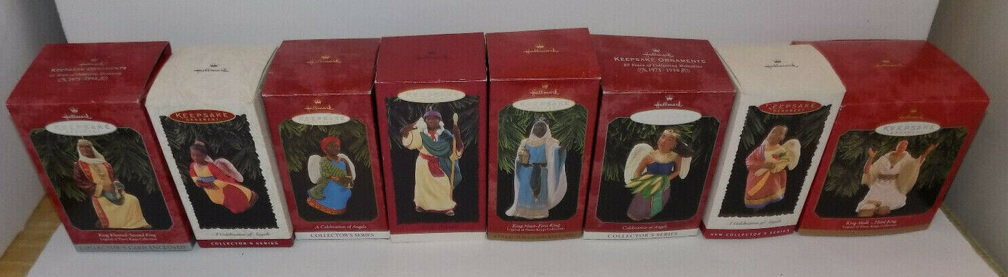 Lot of 8 Kwanza Hallmark Ornaments