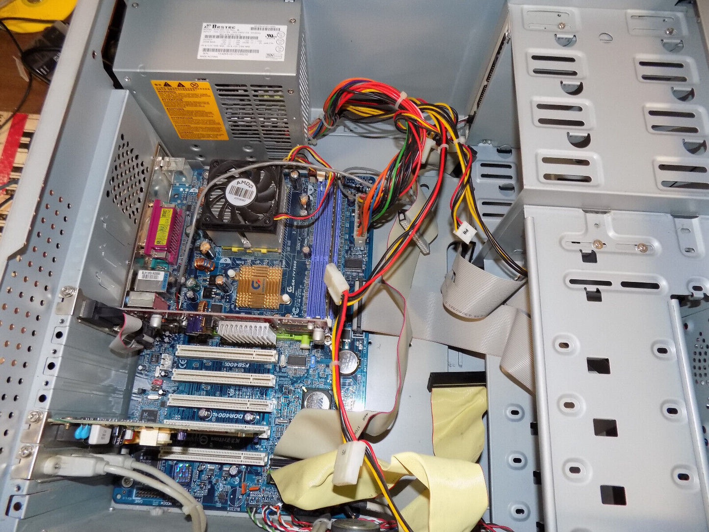 Custom Desktop PC AMD Athlon ATI video Card 2GB RAM No Hard Drive