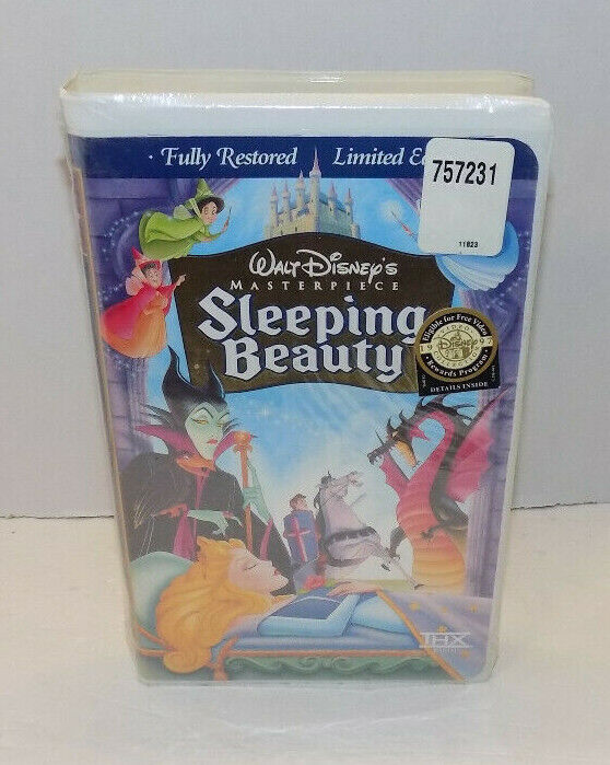 New VHS Walt Disneys Masterpiece Sleeping Beauty VHS Tape New Sealed