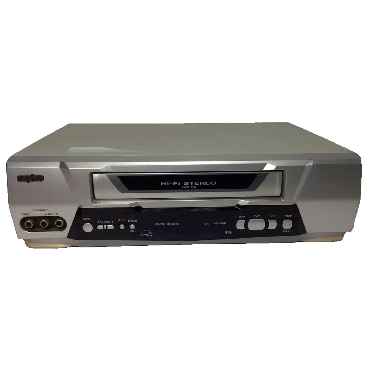 New in Box Sanyo Vwm-686 4 Head VCR VHS Vhs Player with HDMI Adapter