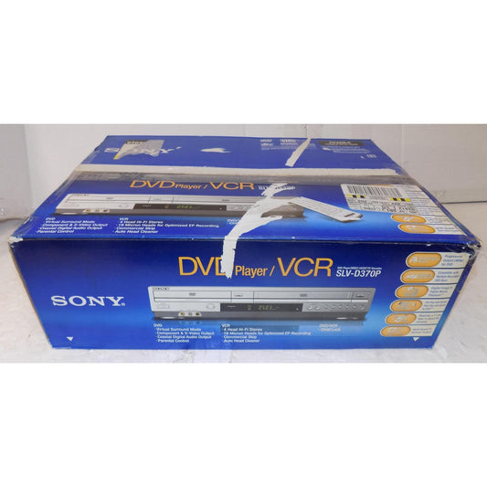 New in Box Sony SLV-D370P DVD VCR Combo with Hdmi Adapter