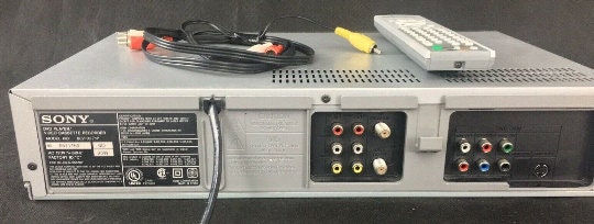 Sony SLV-D271P DVD VCR Combo with Remote, Cables and Hdmi Adapter
