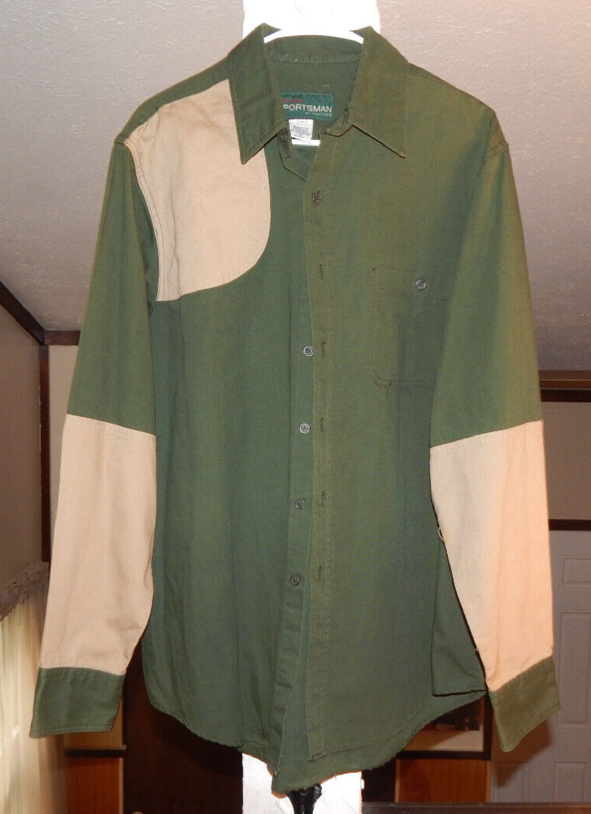 Vintage Master Sportsman Outdoor Button Up Long Sleeve Pocket Shirt Men's Large