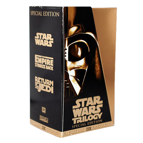 Star Wars Trilogy Special Edition Gold Box Set VHS 1997 THX