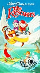 A Walt Disney Classic The Rescuers Black Diamond Edition VHS 1992 #1399