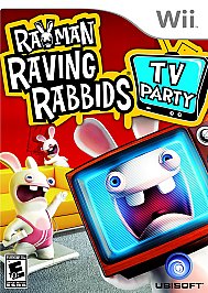Rayman Raving Rabbids TV Party Nintendo Wii 2008 Complete