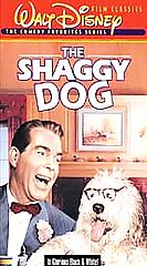 Walt Disney The Shaggy Dog VHS Clam Shell Film Classics Comedy Favorites Series