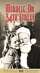 Miracle On 34th Street VHS Tape New Sealed 50th Anniversary 1947 Sealed