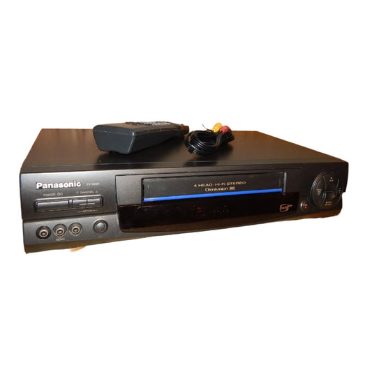 Panasonic PV-966H 4 Head VHS VCR VHS Player with Remote & Hdmi Adapter