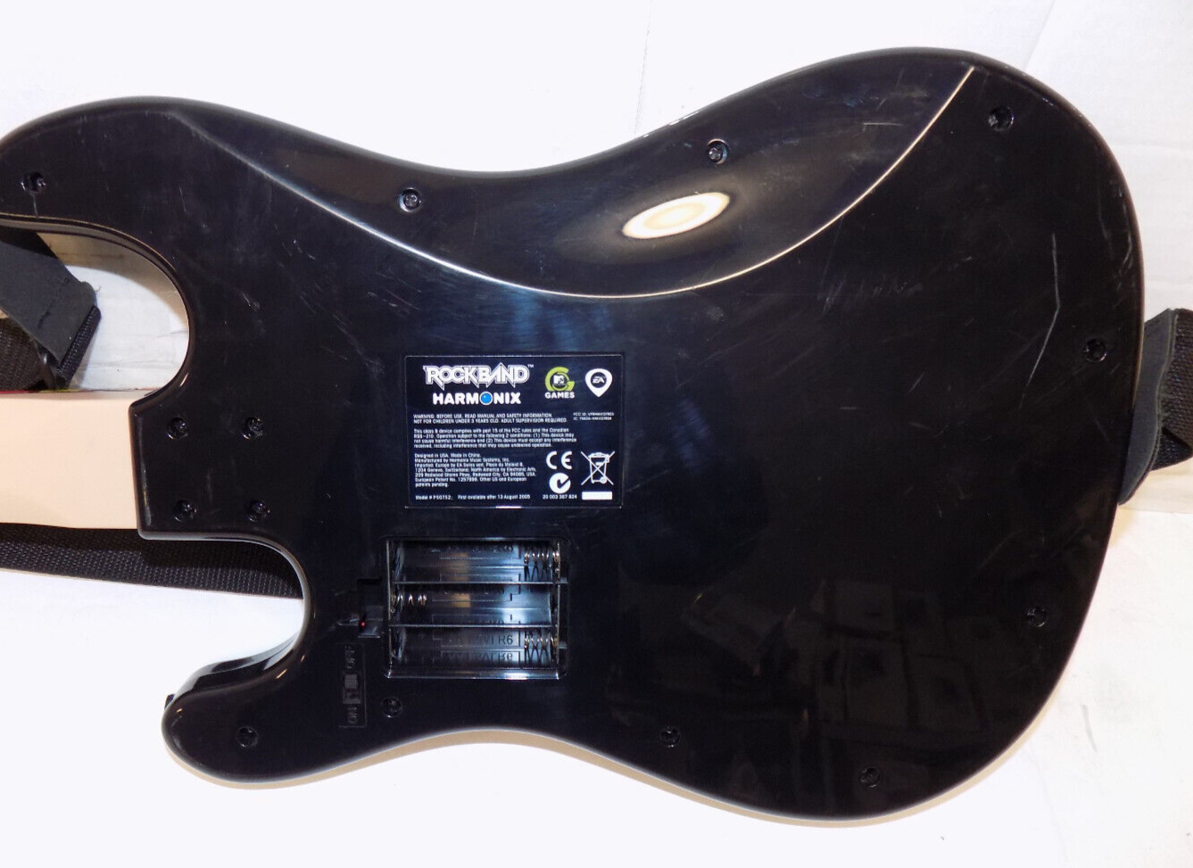 RockBand Harmonix Guitar Playstation Fender Stratocaster Model PSGTS2 No Dongle