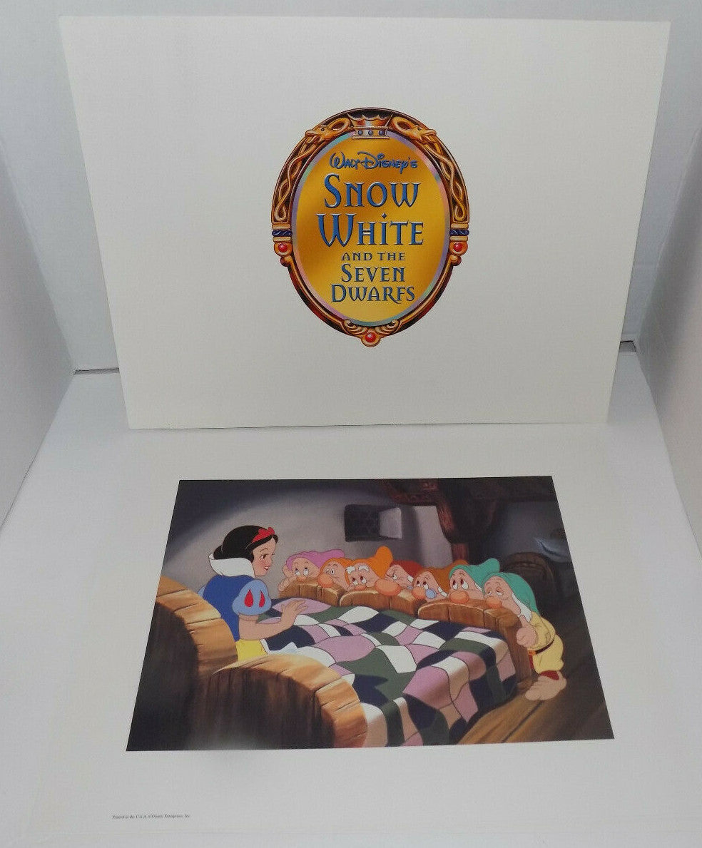 Disney's Snow White And The Seven Dwarfs 2001 Exclusive Lithograph Portfolio