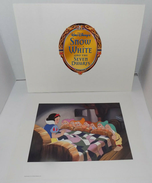 Disney's Snow White And The Seven Dwarfs 2001 Exclusive Lithograph Portfolio