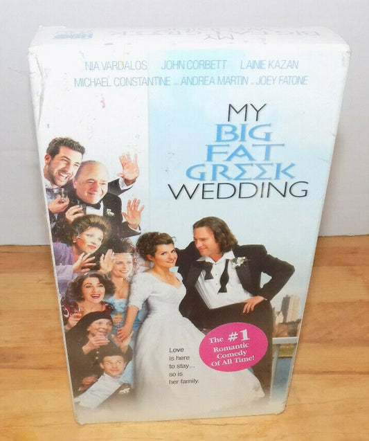 My Big Fat Greek Wedding VHS Tape New Sealed