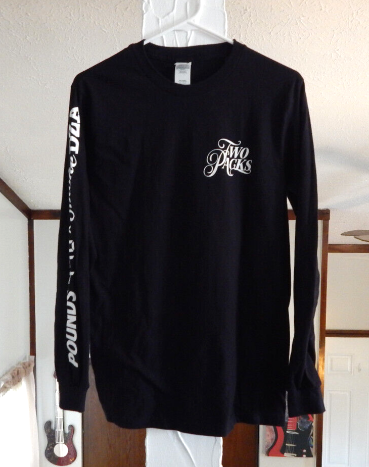 Two Packs Pounds 448 X Smoke DZA Long Sleeve Shirt Size Small Gildan Hammer