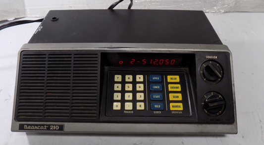 Vintage BEARCAT 210 Scanner BC-210 Receiver 10 Channel 5 Band Electra