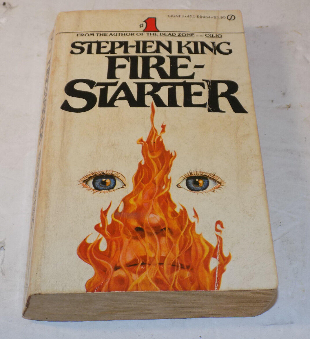 Stephen King FIRE-STARTER Paperback First Signet Printing Edition 1981