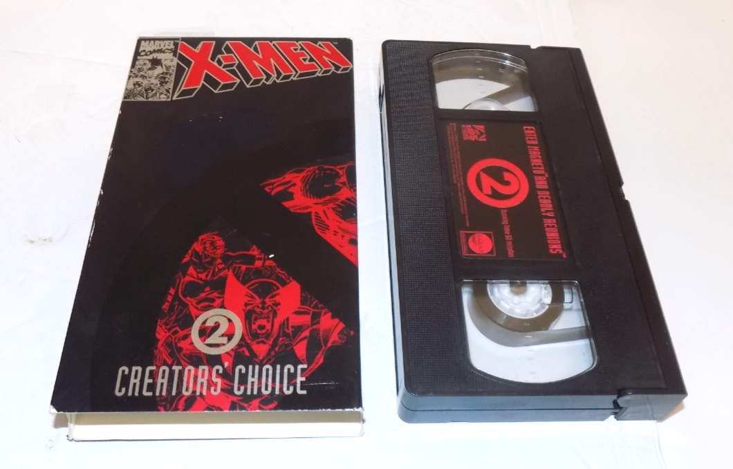 Marvel Comics X-Men Creators Choice 2 VHS Tape 1993