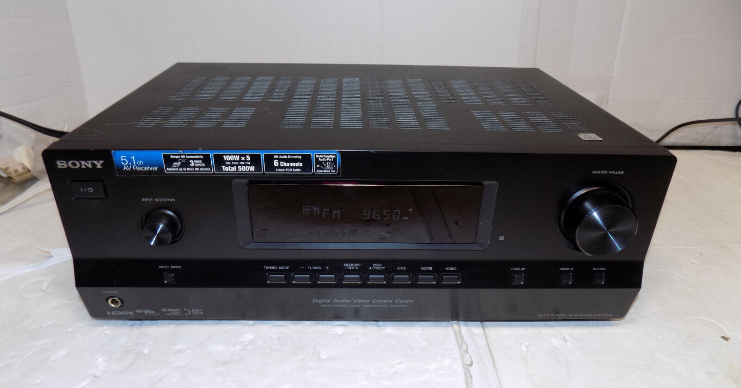 Sony STR-DH510 Stereo Receiver 5.1 Ch HDMI Home Theater Surround Sound Receiver