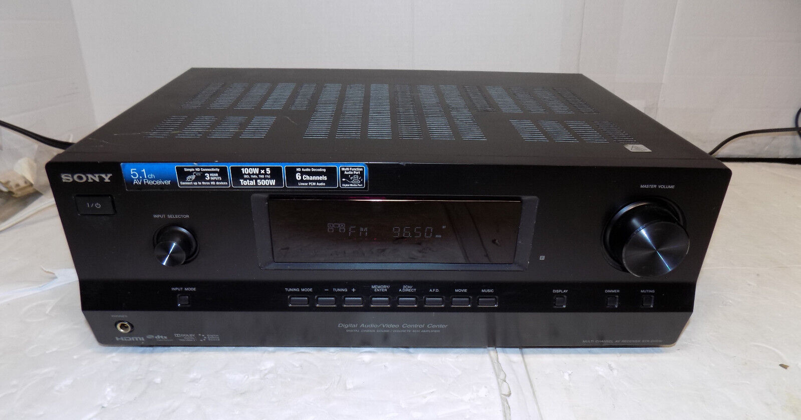 Sony STR-DH510 Stereo Receiver 5.1 Ch HDMI Home Theater Surround Sound Receiver