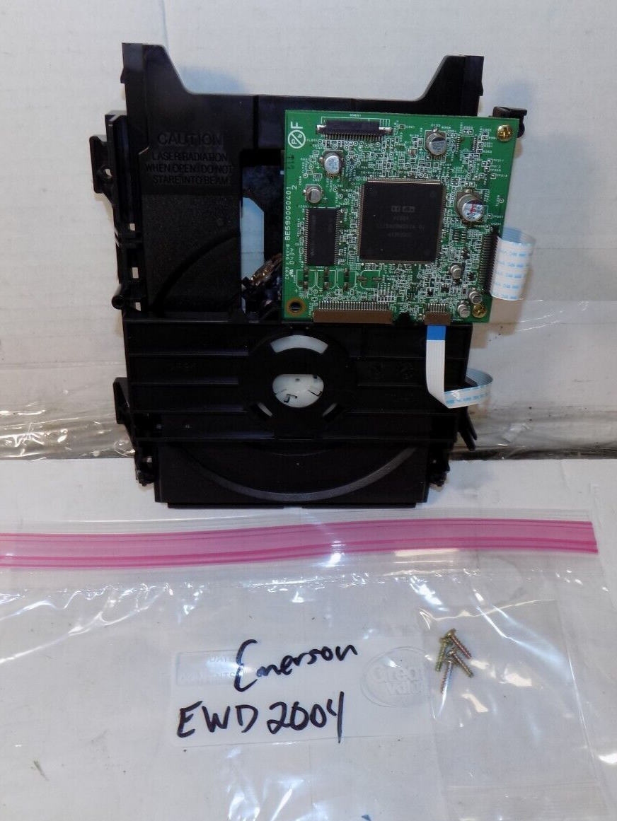 Replacement DVD Drive For Emerson EWD2004 DVD Player With Mounting Screws