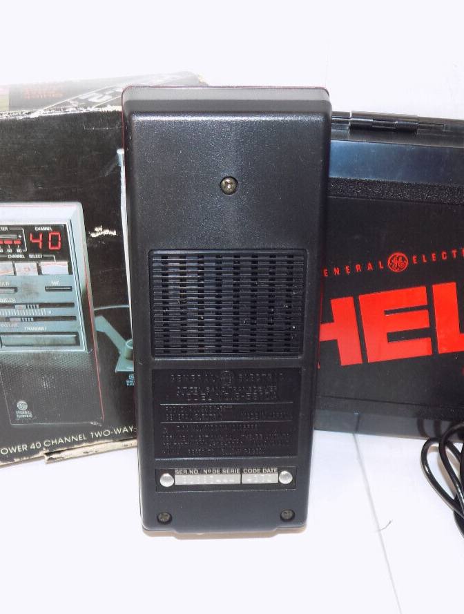 GE HELP-2 Emergency Two-Way CB Radio System Compact 40 Channel Model 3-5910