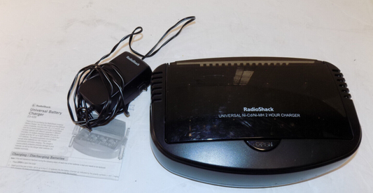 Radio Shack Universal Ni-Cd/Ni-MH 2 Hour Charger Model 23-428 TestedWorking