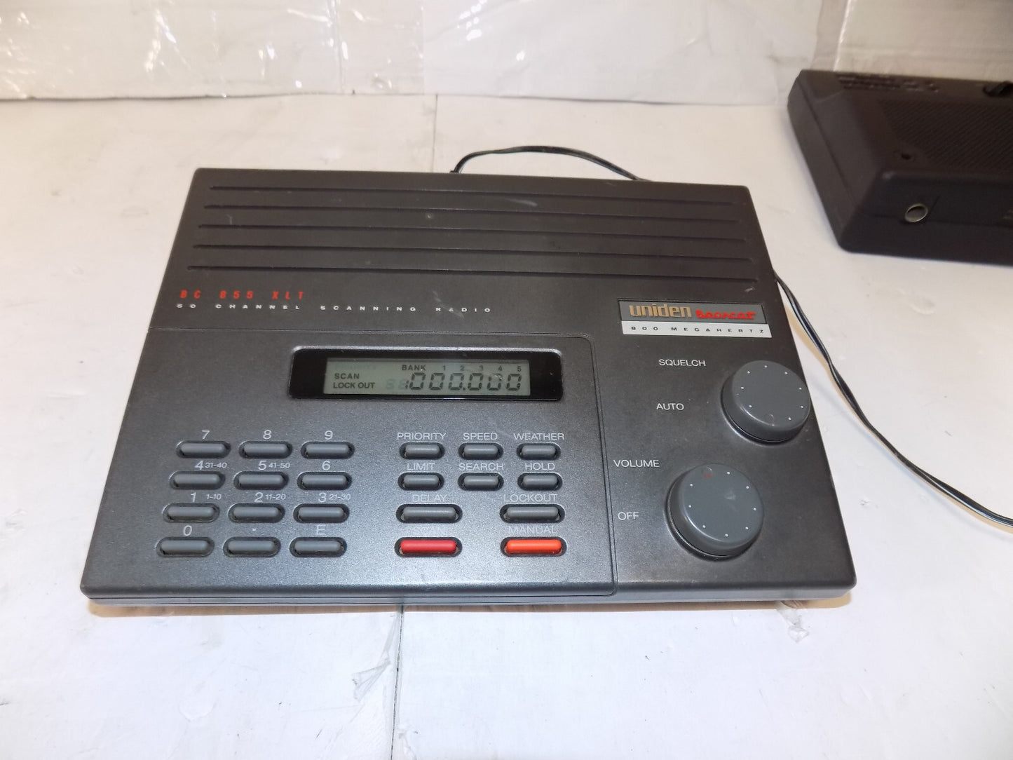 Lot of 2 Scanners RADIO SHACK PRO-508 20 CHANNEL SCANNER Bearcat 855