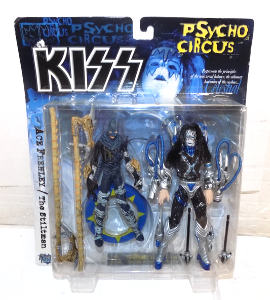 KISS Psycho Circus Ace Frehley with The Stiltman Ultra Action Figures 50110 1988