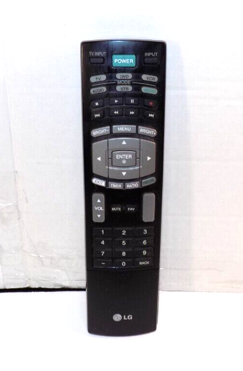 LG 6710900011Z TV DVD VCR Multi Function Remote Control IR Tested