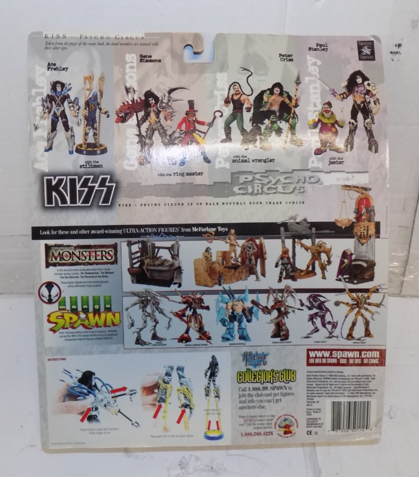KISS Psycho Circus Ace Frehley with The Stiltman Ultra Action Figures 50110 1988