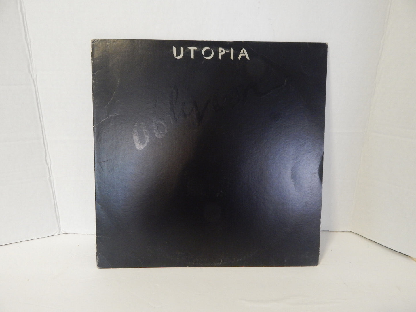 UTOPIA Oblivion LP Vinyl Record Embossed Cover 1983 Utopia Passport Records