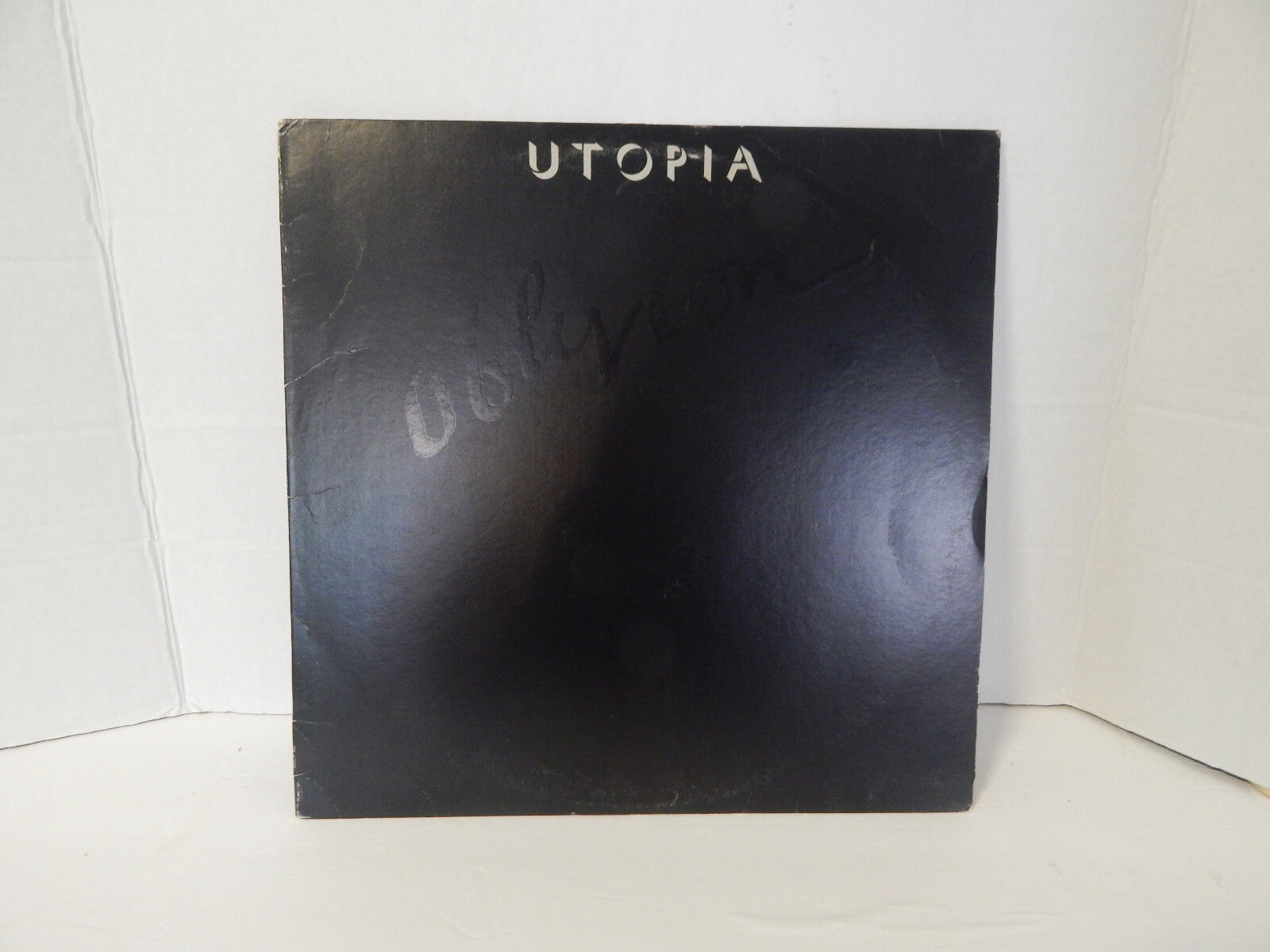 UTOPIA Oblivion LP Vinyl Record Embossed Cover 1983 Utopia Passport Records