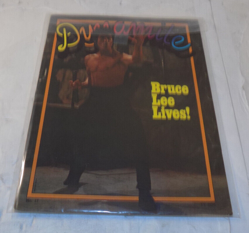 Dynamite Magazine No. 17 Bruce Lee Lives TV3275 Scholastic 1975