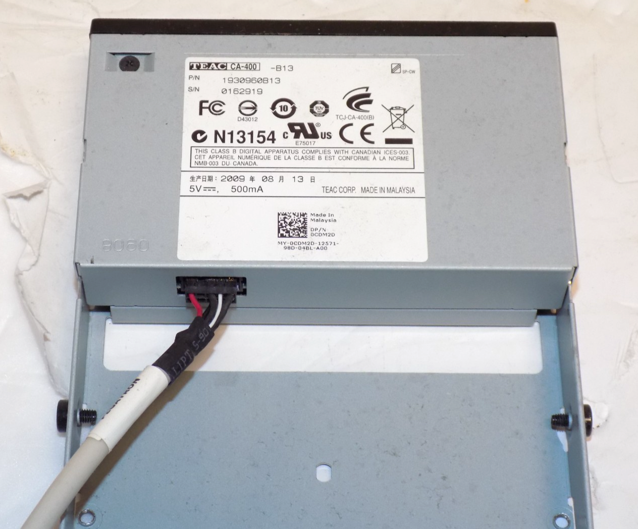 Teac CA-400 -B13 Card Reader 1930960B13 with Cable 5V
