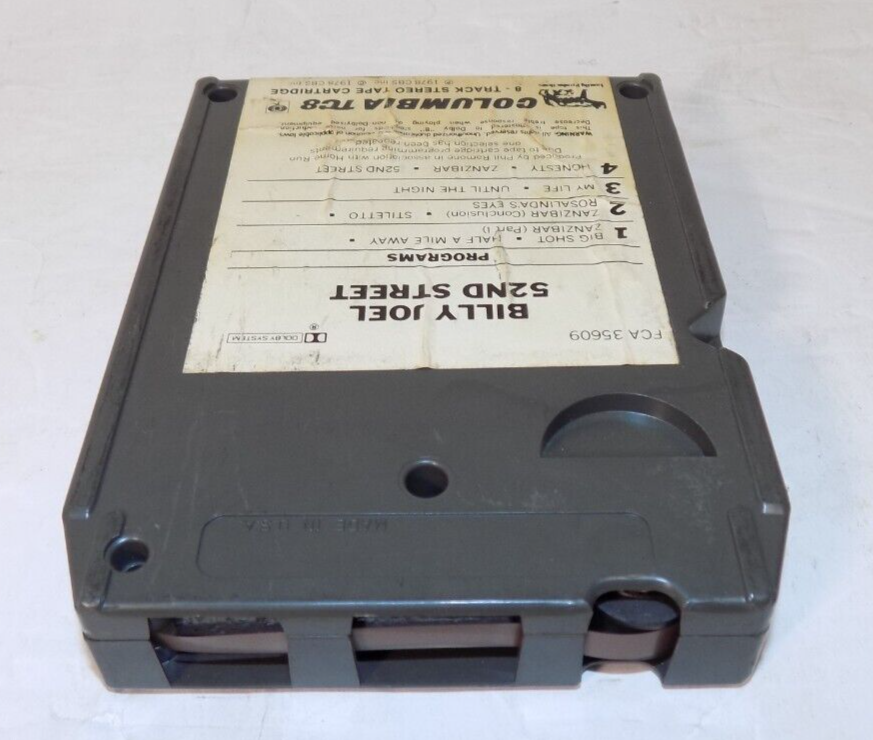 Billy Joel 52nd Street 8 Track Cartridge FCA 35609 1978 Columbia Family
