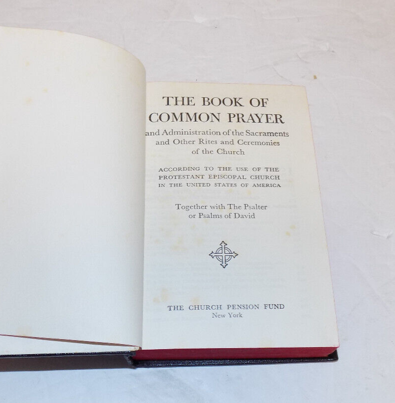 The Book of Common Prayer Published 1945 Hardcover Pocket Size