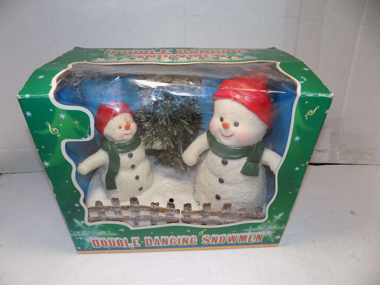 Rare Double Dancing Christmas Snowmen Singing "Frosty The Snowman"