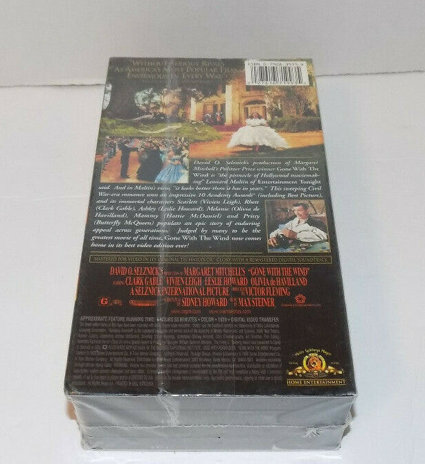 Gone With The Wind Movie VHS Tapes New Sealed