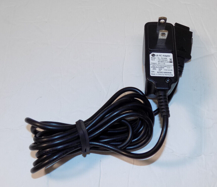 LG TA-P01WN Power Supply wall Travel Phone Charger AC Adapter