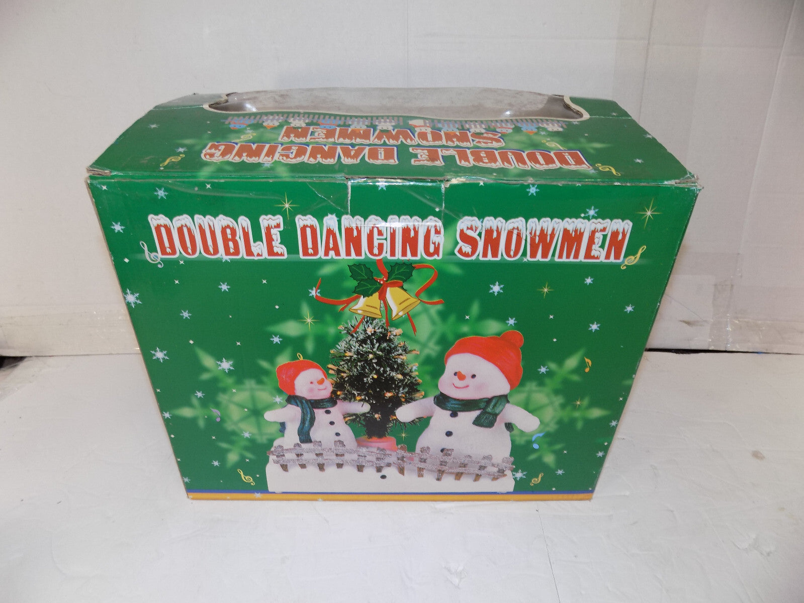 Rare Double Dancing Christmas Snowmen Singing "Frosty The Snowman"