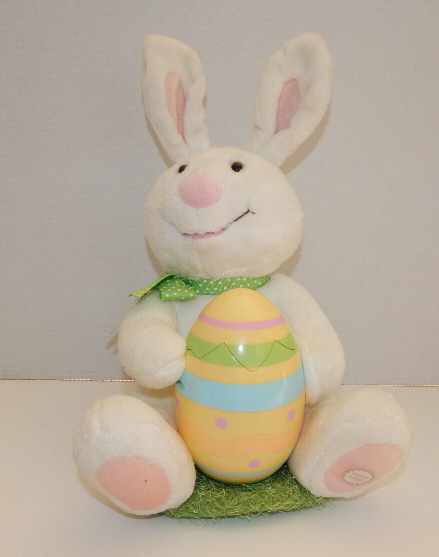 Hallmark Animated Rockin Rabbit Easter Bunny & Chick Singing 12" Plush