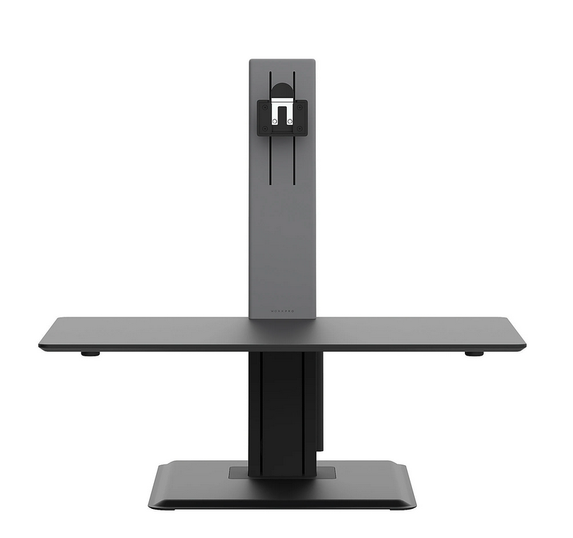 WorkPro Adjustable Height Sit Stand Up Computer Desk Single Monitor New