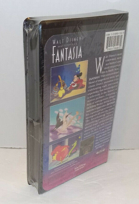 Walt Disney's Masterpiece Fantasia VHS Tape New Sealed