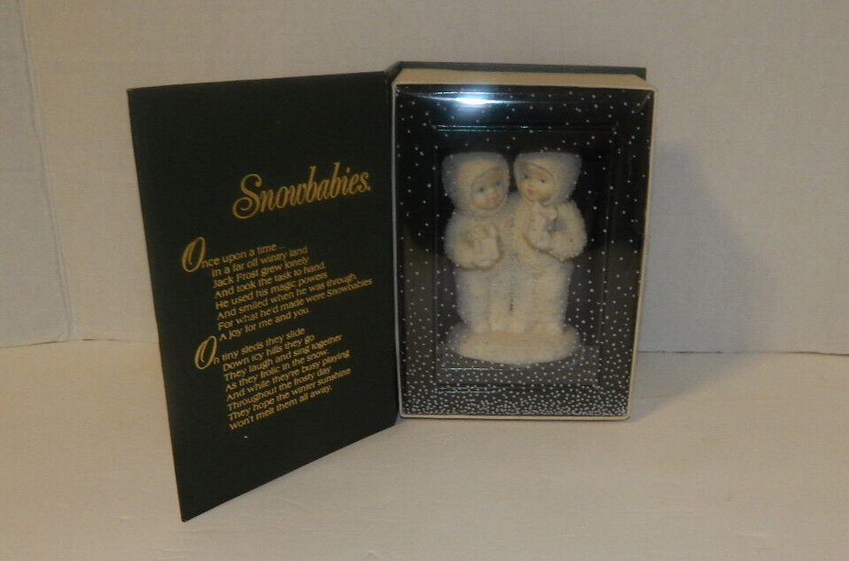 Snowbabies One For You One For Me Christmas Figurine Department 56 1997